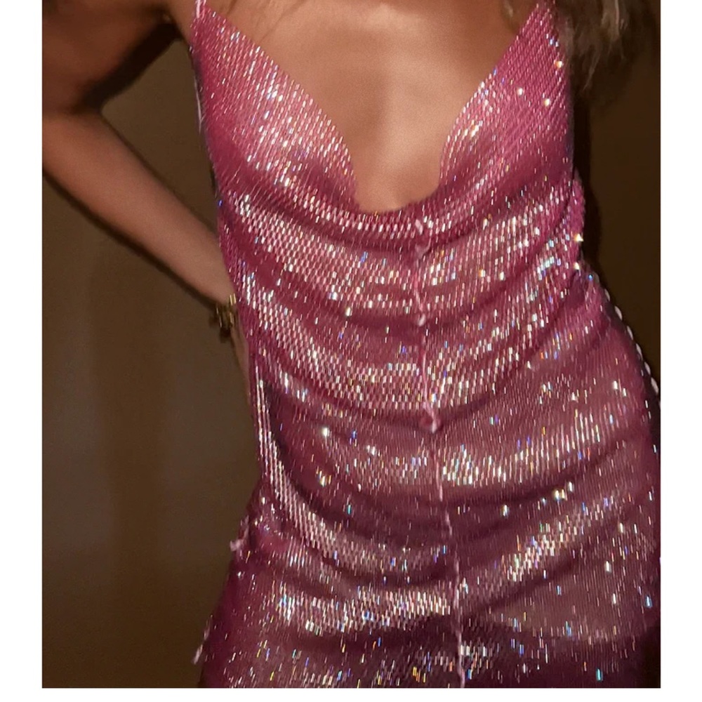 Sisters the label sparkle mini dress in pink! Wore once for a bachelorette party